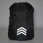 Waterproof Backpack Rain Cover with Reflective Safety Strips for Night Cycling