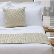 Regency Champagne Bed Runner or Square Cushion by Jason