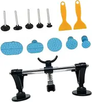VALICLUD 1Set Auto Kit Paintless Dent Puller Tool with Bridge Puller Tabs for Efficient Body Hail Damage Door Ding Repair Ergonomic Design for Easy Use