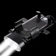 Bike Headlight USB Bike Front Light Rechargeable LED Front Light Bike Supplies with Speaker 4 Light Modes Road Cycling Light
