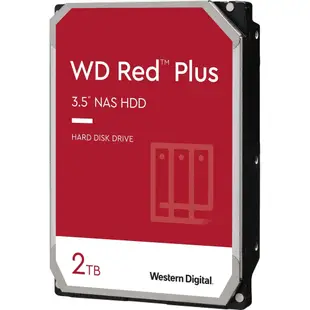 WD威騰【紅標Plus】2TB NAS碟/3.5吋硬碟HDD/原價屋(WD20EFPX)