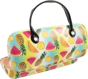 [Beavorty] Leather Eyeglasses Case for Boys and Girls Cartoon Pattern Glasses Box Handle Easy to Carry
