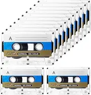 Pack of 10 Audio Cassettes, Empty, Low Noise Audio Cassettes, 60 Min Audio Cassette Empty Cassette Tapes, Music Cassettes, Empty Audio Cassettes for Lectures, Seminars, Recordings