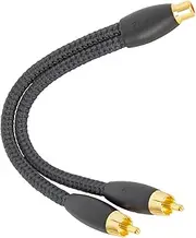 AudioQuest Y Splitter - one RCA Female to Two RCA Male 6in (15.24cm) Cable