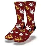 BRAND NEW ADULT / JUNIOR SAVVY SOX PIZZA WEED SOCKS LIMITED EDITION OSFA
