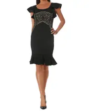FOCUS by Shani Laser Cutting dress