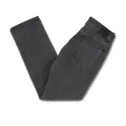 Volcom "Solver" Denim Pants (Eazy Enzime Grey) Men's Modern Straight Jeans