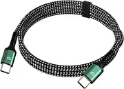 [TLIDA] USB C Charger Cable 3A Fast Charging, 3ft Braided Nylon Type C to USB A Cable, Durable & Tangle-Free, Compatible with Samsung Galaxy, Pixel, LG, Motorola and More – 1 Pack