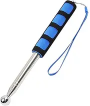 120cm/47Inch Hollowing Drum Hammer Sound Detection Folding Stick, Thickened Telescopic Rod Pointer for House Decoration Inspection (Blue)