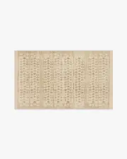 90' x 150' | Machine Washable Runner Rug | Kid & Pet Friendly | Indoor Rug | Lucia Natural Flatwoven Rug by goop | Ruggable
