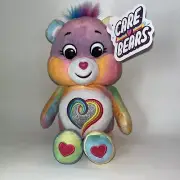 2022 Care Bears Togetherness Bear One of a Kind! Glitter Belly 9"