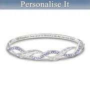 My Precious Daughter Personalised Birthstone Bracelet