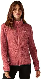 [REGATTA] Womens/Ladies Newhill II Full Zip Fleece Jacket (UK Size: 10 UK) (Peach Bloom/Light Vanilla)