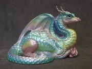 Windstone Editions NEW * Pastel Rainbow Lap Dragon * Statue Figure Fantasy
