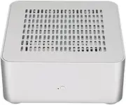 ZENWORYS Aluminum Chassis Small Desktop Computer Case PSU HTPC Mini-ITX PC Case 2 USB 3.0 Ports