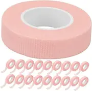 Healvian 20pcs Eyelash Extension Tape 1.25cm Wide Non-woven Fabric Air Hole Design Gentle Adhesive for Eyelash Extensions