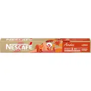 Nescafe Farmers Origin Pods Andes Lungo Coffee Capsules 10 pack