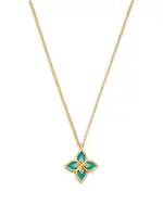 Roberto Coin 18K Yellow Gold Diamond Ceramic Venetian Princess Necklace, 17