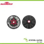 Sunrace Cassette - 12 Speed - 11-50T HG Driver Compatible Chrome - Black