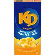 Kraft Dinner, Three Cheese, Macaroni & Cheese, 200g/7.1oz.,(Pack of 24)