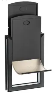 MAVRICFLEX Weatherproof Dog Door with Double Sliding Lock Panel, Large (100#)