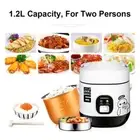 AU Electric Rice Cooker Portable Mini Cooking 1-2Person with Steamer 1.2L 3 CUP