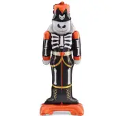 Halloween Orange Skeleton Standing Foil Balloon Decoration