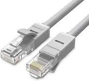 Cat5e Ethernet Network Cable LAN Router Internet Patch 1 2 3 5 10 15 20m, Compatible with 10/100/1000 Base-T Networks, Grey