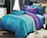 100% Cotton Quilt Doona Duvet Cover Set - Soft and Breathable - 9 Designs - 6 Sizes (5, King Single)