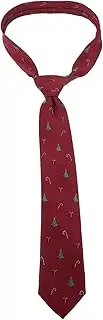 [NOLITOY] Men's Christmas Necktie Novelty Xmas Tie Christmas Tree Design Comfortable and Skin-friendly