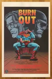 1988 DC Comics Adventures of Superman Vintage Print Ad/Poster Gammill Ordway Art