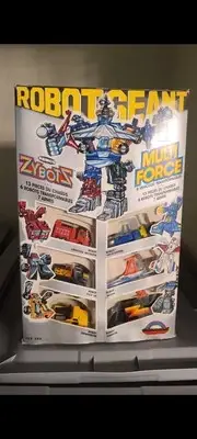 TRANSFORMERS ZYBOTS MULTIFORCE GIANT ROBOT COMBINER REMCO FROM GIFT SET ORIGINAL