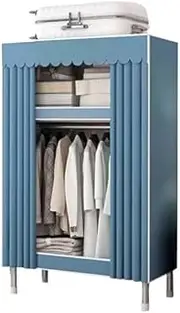 Wardrobe Canvas Wardrobe for Bedroom, Clothes Closet Storage Organizer, Portable Wardrobe, Foldable Closet,A-70x45x166cm