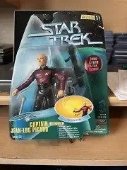 Playmates Star Trek Warp Factor Captain Jean-Luc Picard Spring Activated Figure
