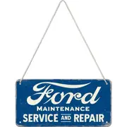 Nostalgic Art Metal 10x20cm Wall Hanging Sign Ford Service & Repair Home Decor