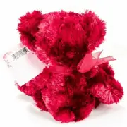 Russ Teddy Bear Essence Sherry Plush 9" Red Valentines Day Bear -RARE - HTD