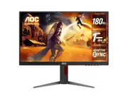 27G4 - AOC 27' IPS, FHD, Adaptive Sync,1ms, 180Hz, HDR10, Borderless, Height Adjustable Stand, VESA 100X100m, HDMI 2.0, DP 1.4 Gaming Monitor
