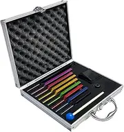 domoi 1Set 9 Tuning Forks for Healing, Sound Healing Tuning Fork Set Chakra Tuning Fork Set