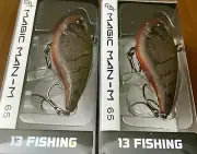 2 13 Fishing Magic Man M-65 E-PVSP12-DG-M Lipless Crankbait Lures DAY OLD GUAC
