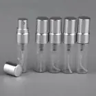 5x Mini Empty Perfume Aftershave Spray Bottles Travel Fine Mist Sprayer 3ml