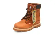 CACTUS FOOTWEAR 822 LIGHT BROWN OIL RESISTANT WORK BOOT MAXIUM COMFORT MEN'S