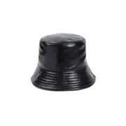 [Chloe] Chloe-Black Leather Bucket Hat-Donna S STAND
