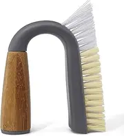 Full Circle Grunge Buster Grout and Tile Brush, Grey