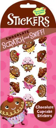 Peaceable Kingdom / Scratch & Sniff Chocolate CuPieceake Scented Sticker Pack