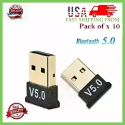 10x USB Bluetooth 5.0 Wireless Audio Music Stereo Adapter Dongle receiver For TV