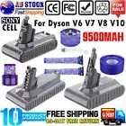 9.5Ah Battery for Dyson V6 V7 V8 Cyclone V10 Animal SV10 SV12 SV11 DC45 /Filters