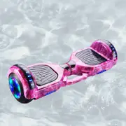 Starry Purple 2025 New Hoverboard Scooter Bluetooth Speaker LED Self Balancing Scooter Sports
