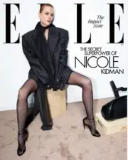 ELLE (UK) Magazine Issue April 2024/ THE SECRET SUPERPOWER OF NICOLE KIDMAN