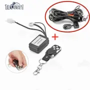 10FT LED Light Bar Wiring Harness Kit w/ Wireless Control Strobe Switch Remote