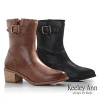 在飛比找蝦皮商城優惠-Keeley Ann 金屬釦中筒靴(3771371)